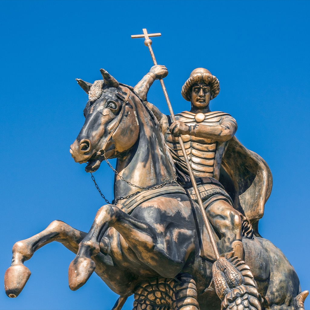 Bronze statue