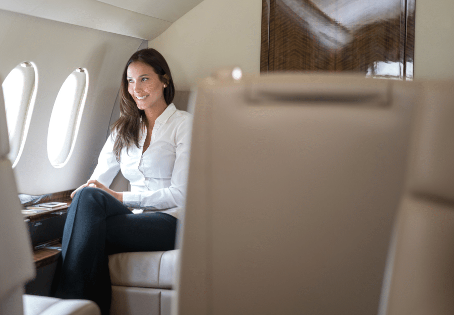 traveler wellbeing, corporate travel solutions - business class