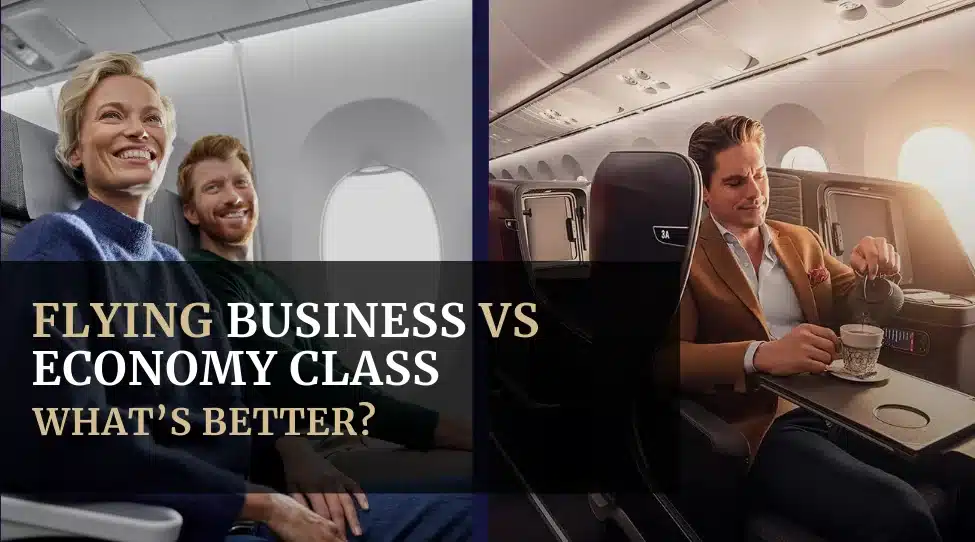 Flying Business Class Vs Economy. Featured