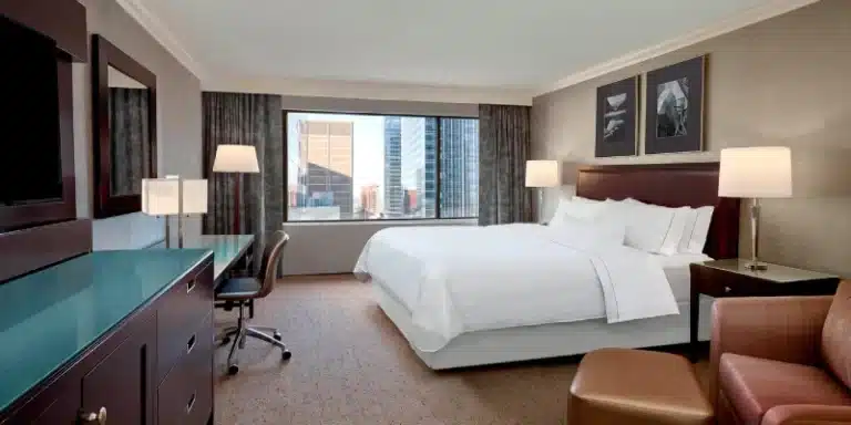 The Westin Calgary hotel room