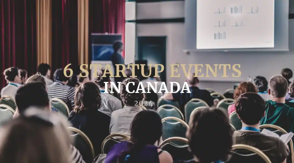 image of people at startup event in canada