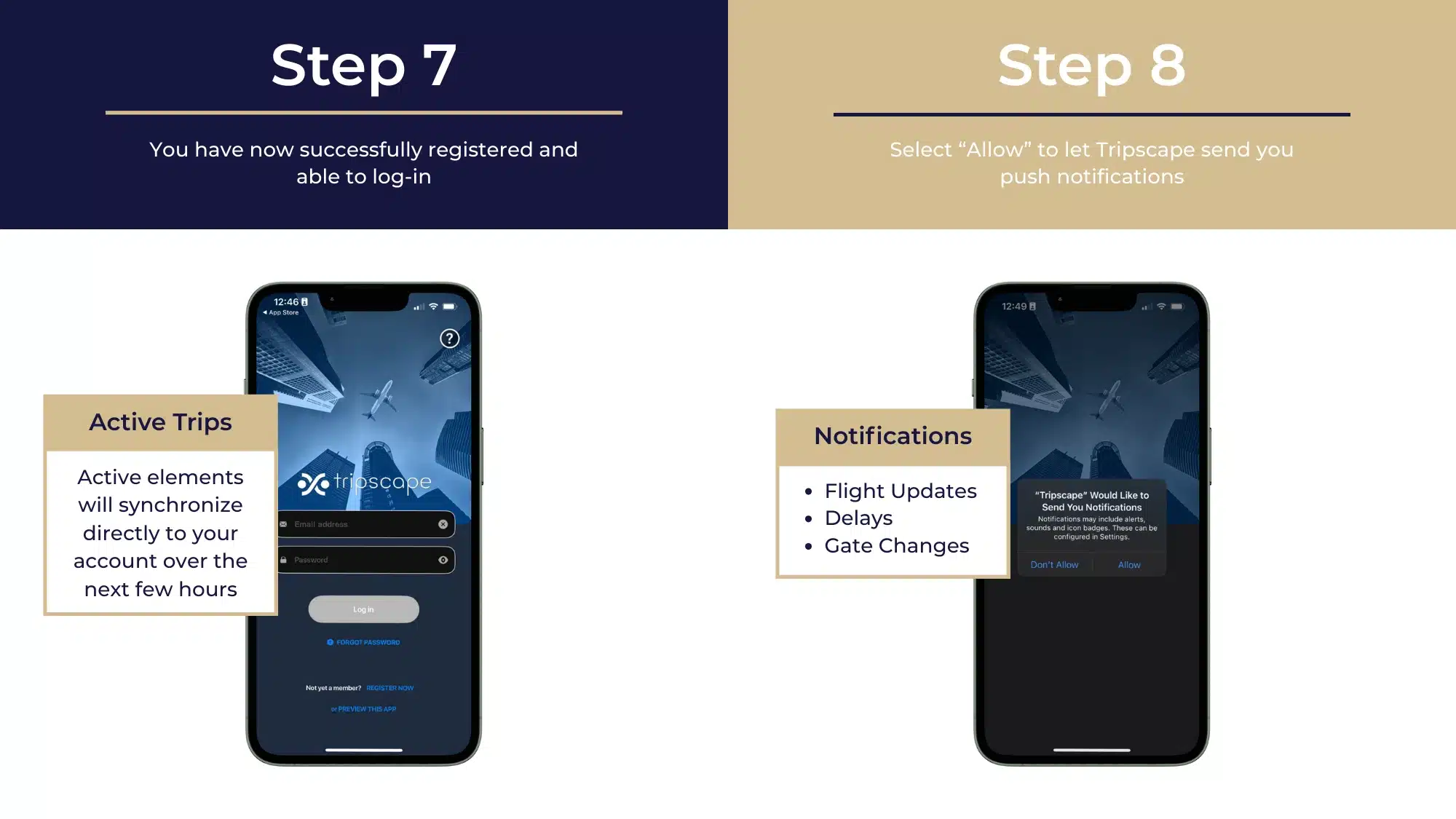 Tripscape App Registration Guide pg.7